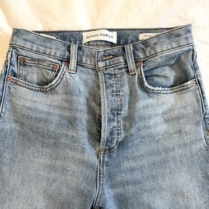 Aritzia/Denim Forum Yoko High Rise Slim 28L Jeans